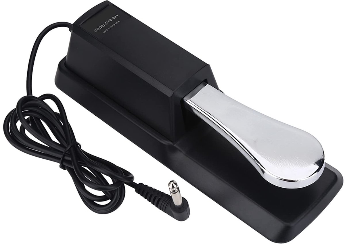 Universeel Sustain Pedaal voor Digitale Piano's en Keyboards met Antislip Basis