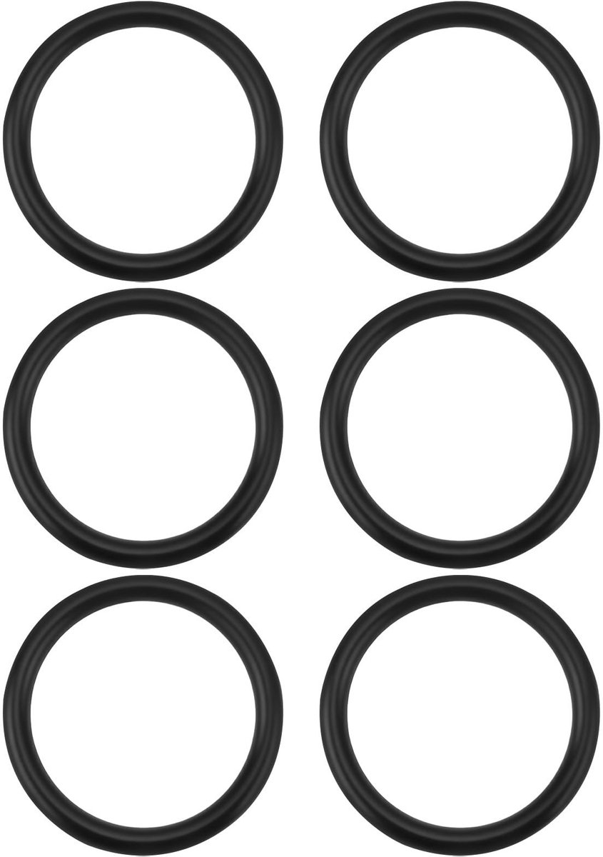 Allecto - O-ring Fixeer Ring - 6 Stuks - 80mm x 8mm - Voor Convertible Canopy - Geschikt voor buitengebruik - Duurzaam materiaal - Multifunctioneel...