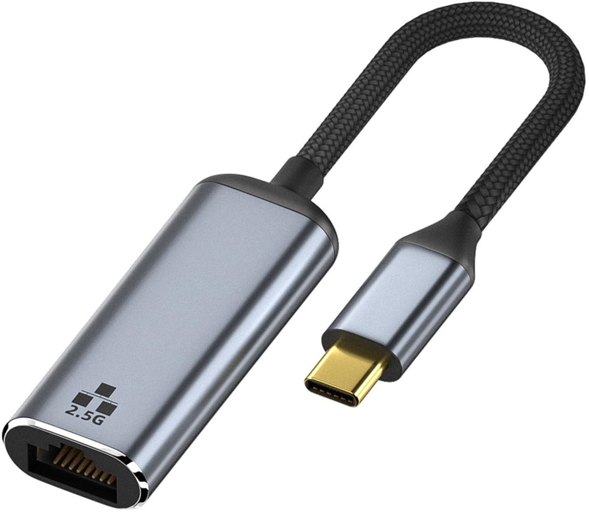 Allecto - USB C Naar Ethernet Adapter - 2.5G Gigabit Ethernet - Plug and Play - Compact en Lichtgewicht - Geschikt voor Android, OS en Linux - Idea...