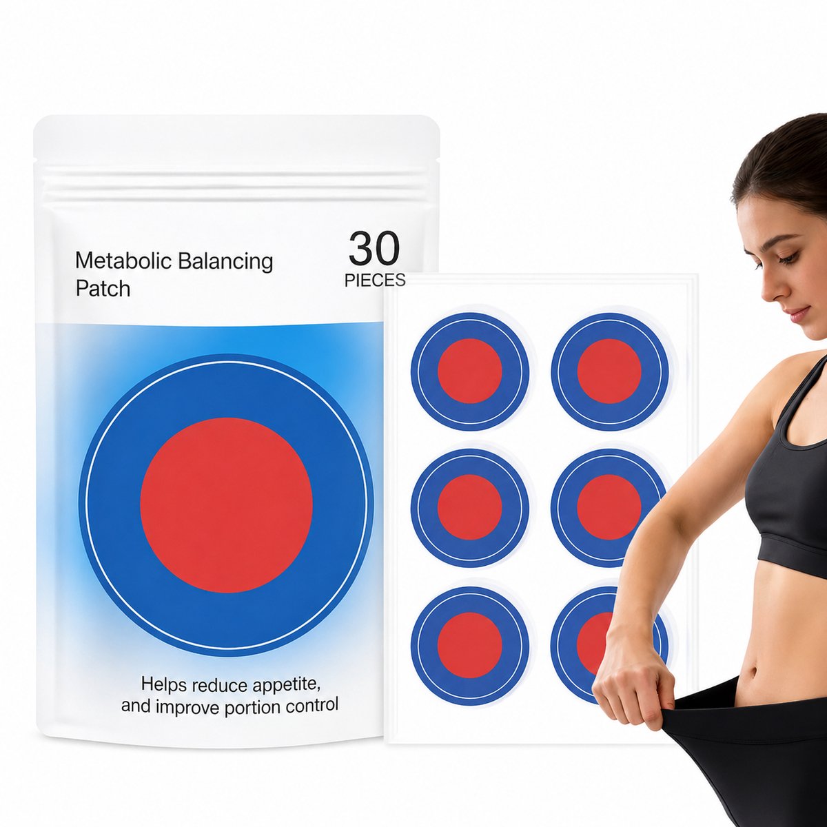 Metabolic Balance Patches – 30 Stuks – Discreet & Eenvoudig in Gebruik
