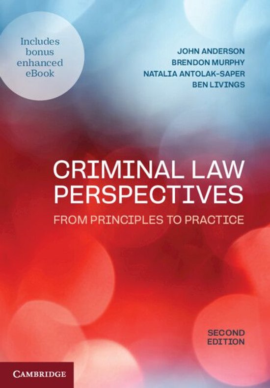Criminal Law Perspectives - cover