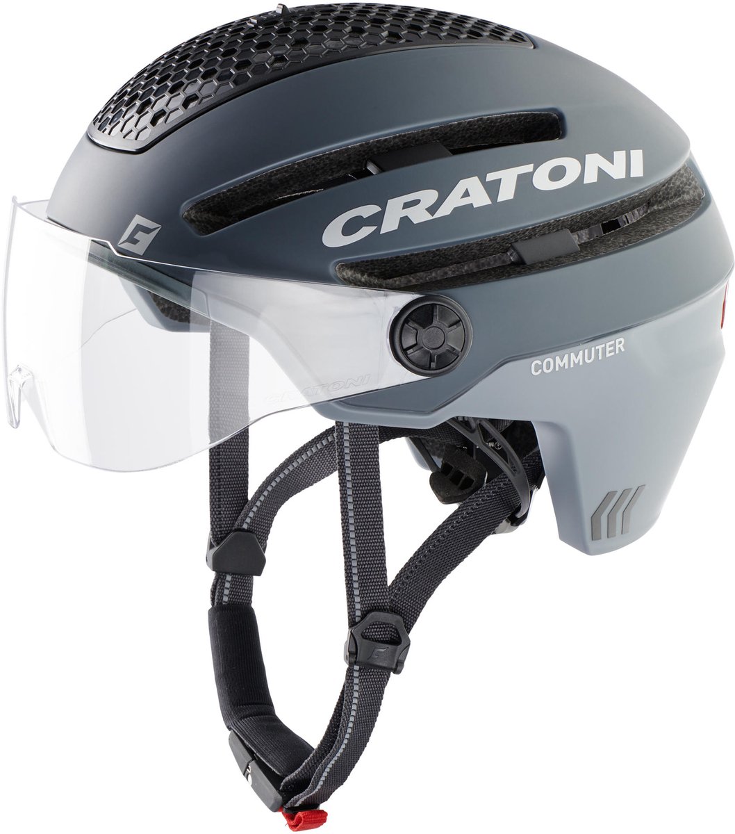 Cratoni fietshelm Commuter grey matt S/M - Pedelec-standaard norm NTA 8776