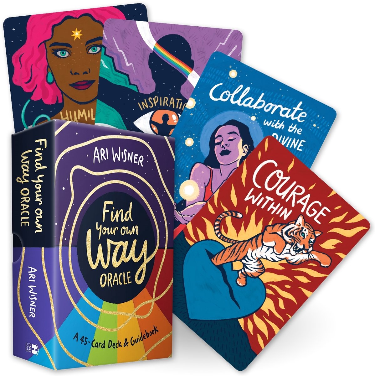 Find Your Own Way Oracle: A 45-Card Deck and Guidebook