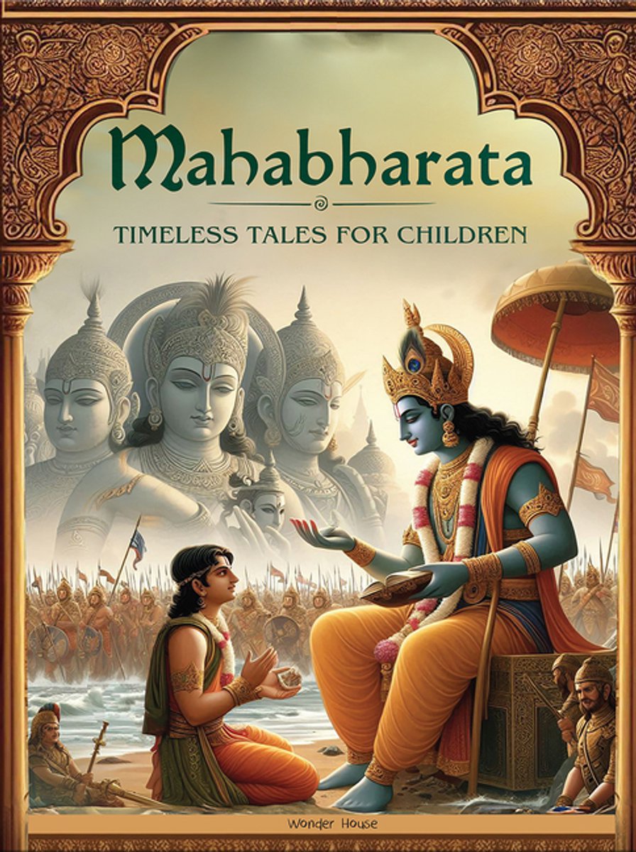 Illustrated Mahabharata, Timeless Tales For Children (Deluxe Edition)