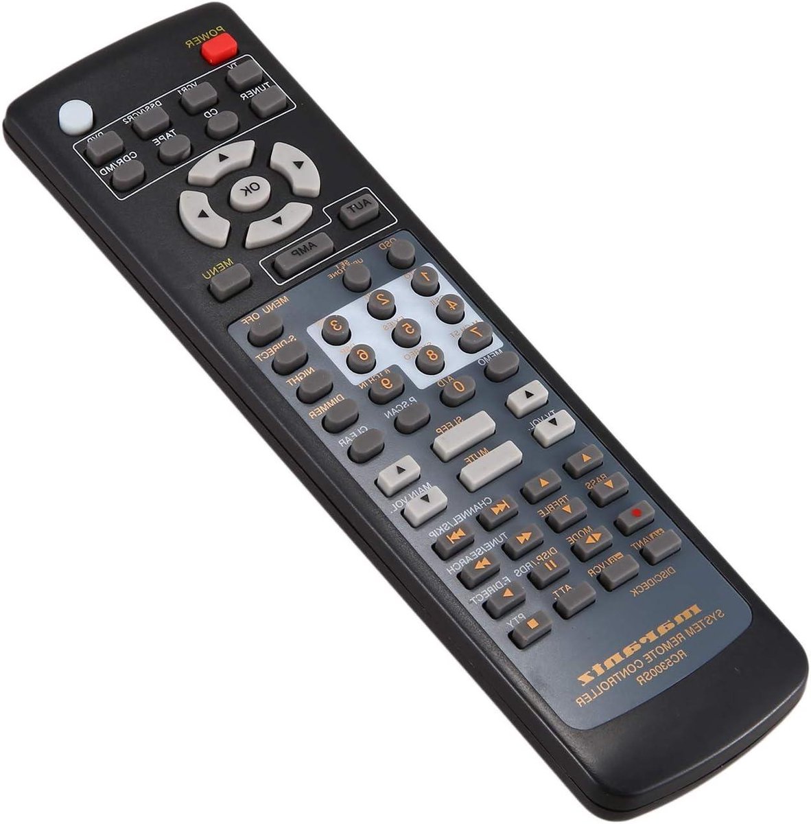 Afstandsbediening - Universele afstandsbediening - TV bedienen - Infrarood technologie - 10 meter bereik - Zwart