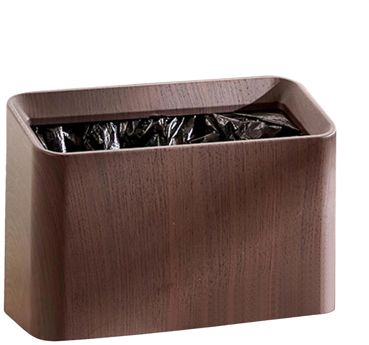 Bureau Papierbak - Prullenbak Aanrecht - Bureau Organisatie - Minimalistisch Japans Design - 235 x 105 x 16 cm - Okkernoot