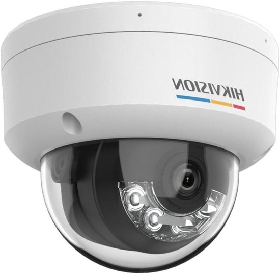 Beveiligingscamera Dome - IP Camera - Toezicht Binnen Buiten - ColorVu 24/7 Kleurenbeeld - 4 MP - Wit — afbeelding 4