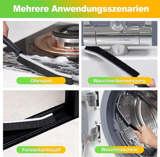 Voegenborstels Set - Spleetreiniger Hoekborstel - Effectief Schoonmaken - Harde Borstelharen - 14 Stuks - Meerkleurig — afbeelding 5