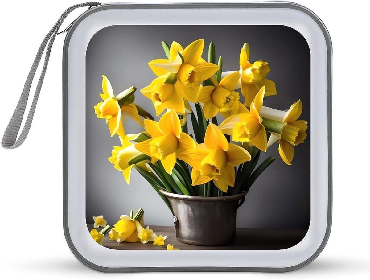 Cd Hoesje - Dvd Opbergmap - Cd's Organiseren - Hard Plastic Bescherming - 155 x 155 x 46 cm