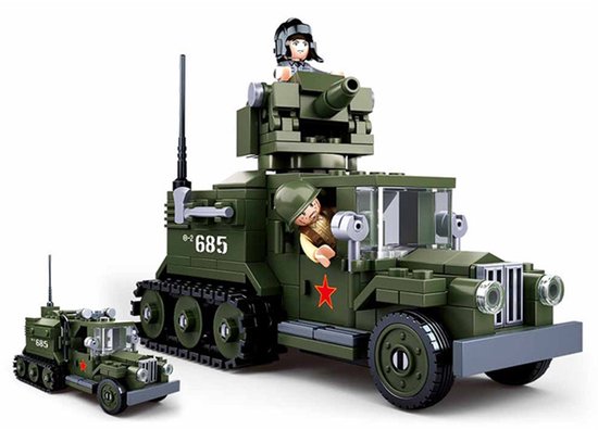 Sluban Army - M38-B6500 - Jeu de Construction - Char (Tank), petit
