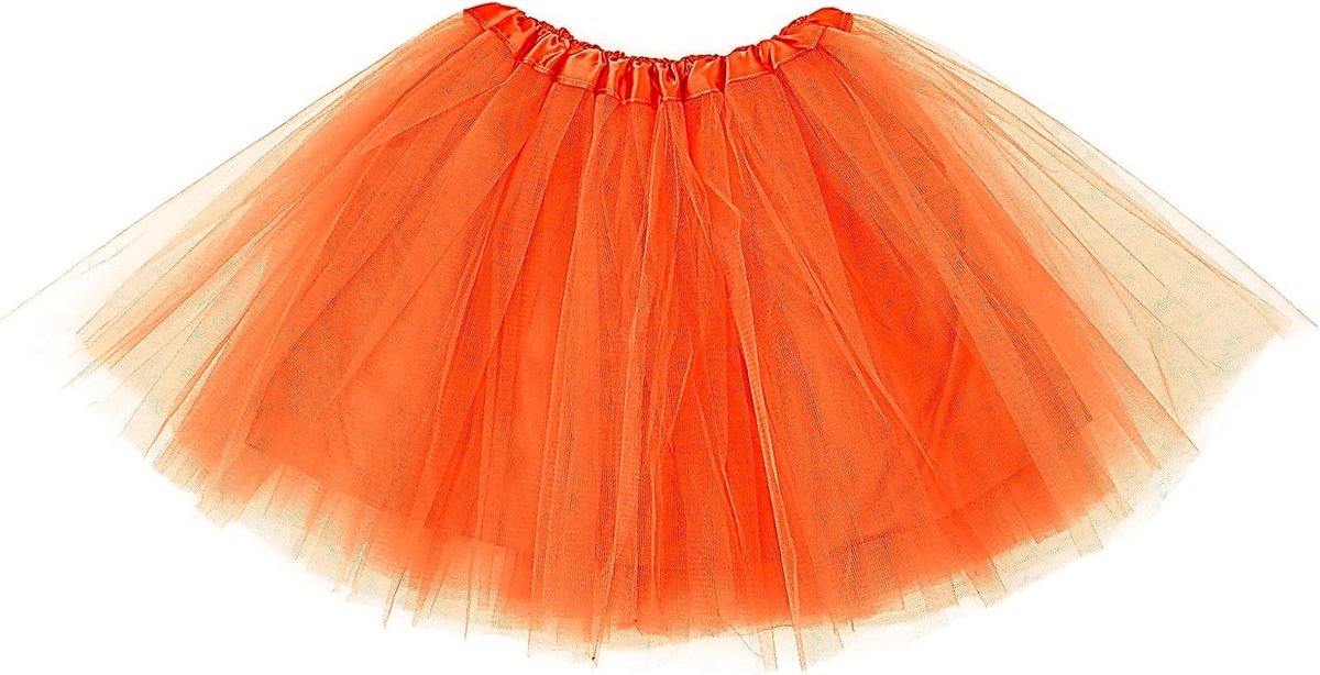 Retro Tutu Rok voor Dames met Drie Lagen Tulle, Perfect voor Halloween, Feesten en Festivals