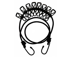 Fosco Campingwaslijn - Elastiek - 111 cm