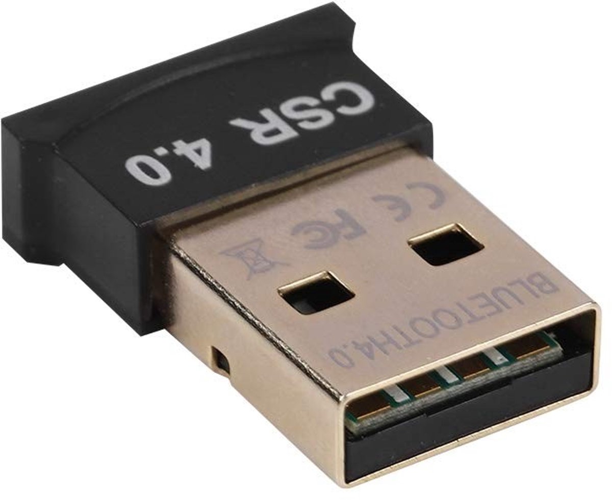 Dailygoody - CSR4.0 Mini USB-adapter - Draadloze ontvanger - 20m transmissieafstand - Compact formaat - Geschikt voor muis en toetsenbord - Ideaal voo...