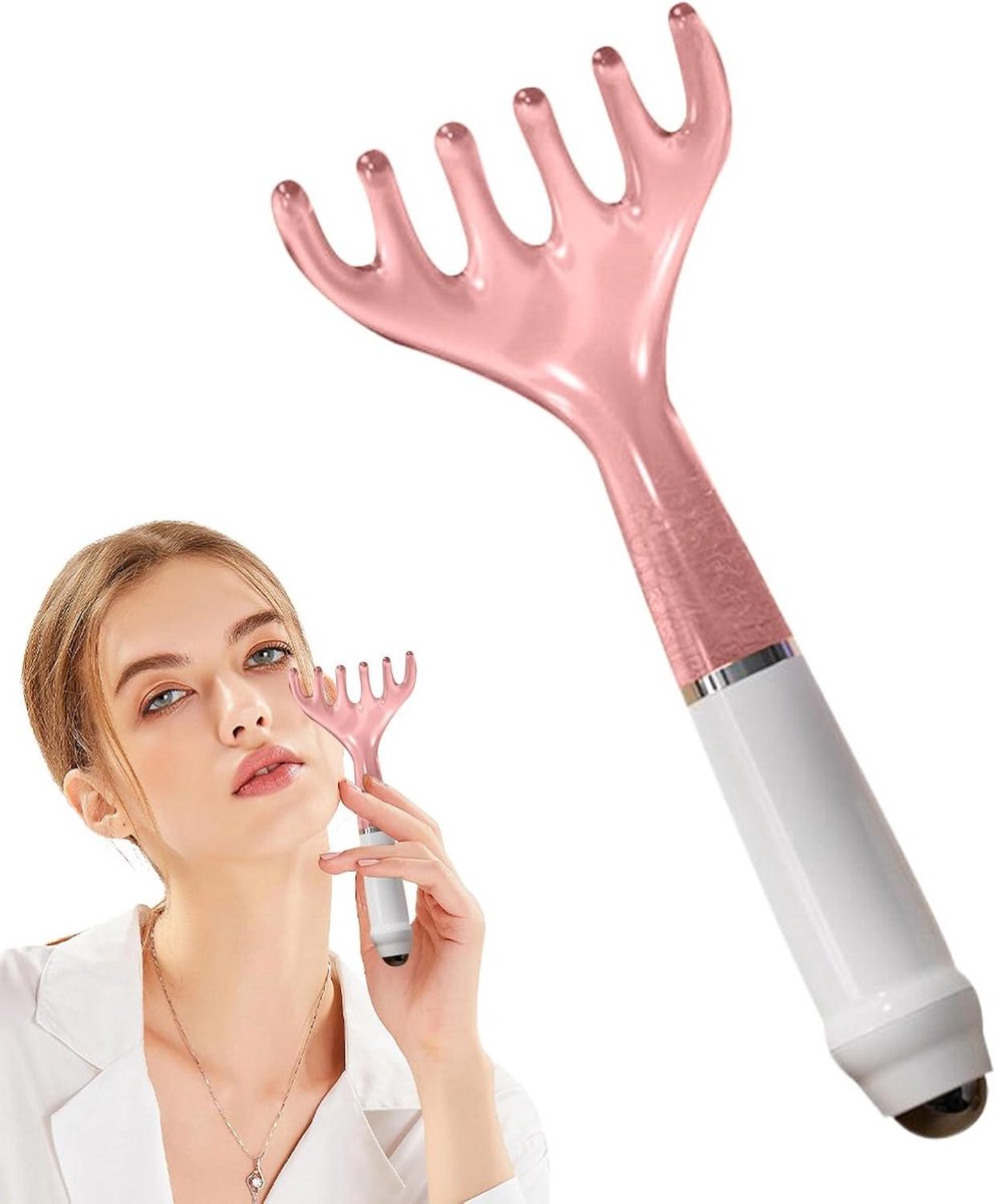 Hoofdhuid Massager Kam - Hoofd Massage Hulpmiddel - Stress Verminderen - Ergonomisch Zesklauw Ontwerp