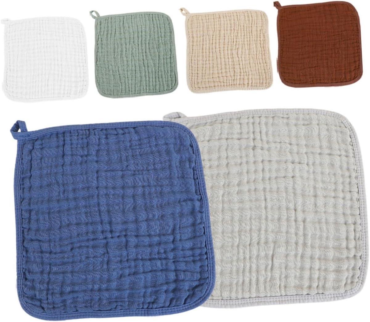 Zachte Muslin Doekjes - Spuugdoekjes Boerendoekjes - Babyverzorging - Zeslaags Gaasontwerp - 30x30 cm - Diverse kleuren