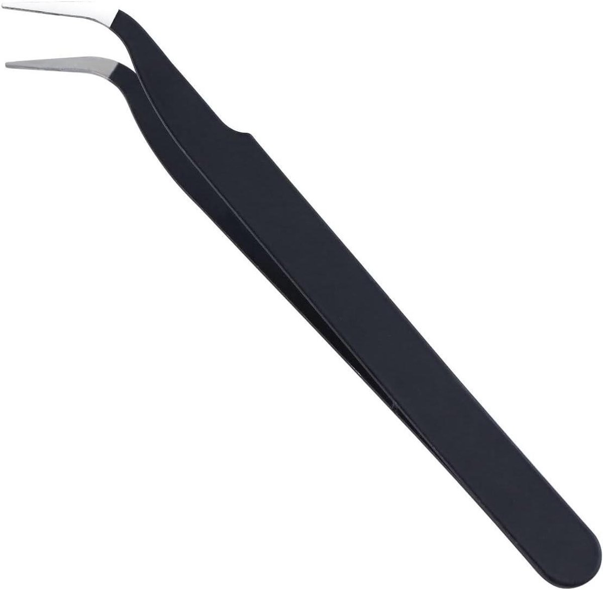 Pincet - Haar Pincet - Nagel Art - Precisie Schuine Punten - 1 Gram - Zwart