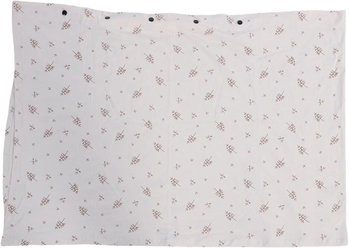 Voedingssjaal Katoen - Borstvoedingsdoek Omkleedhoes - Discreet Voeden - Veelzijdig Mantelontwerp - 170x61 cm - Wit
