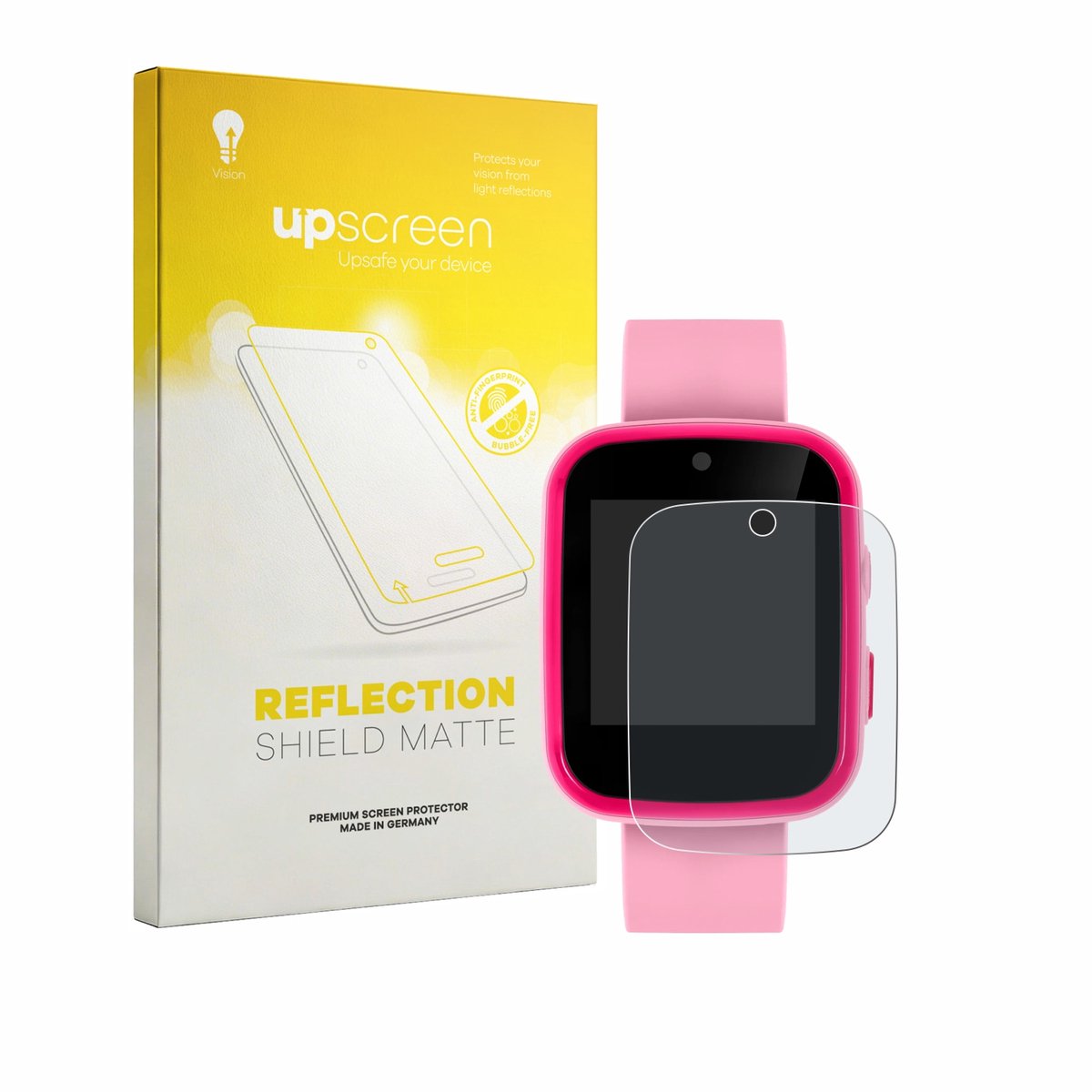 upscreen - Screenprotector voor Tikkers ATK1084 1.4" - Folie Beschermfolie anti glare matte