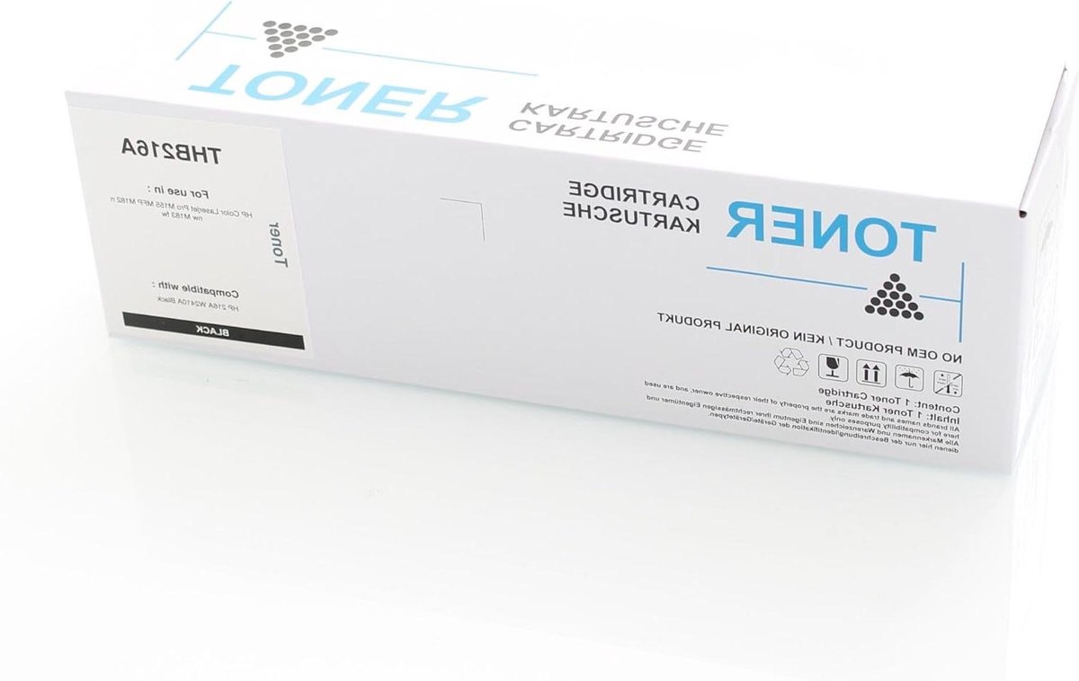 Tonercartridge Zwart - Alternatieve Toner - Documenten Printen - Zonder Chip - 1200 Pagina's - Zwart