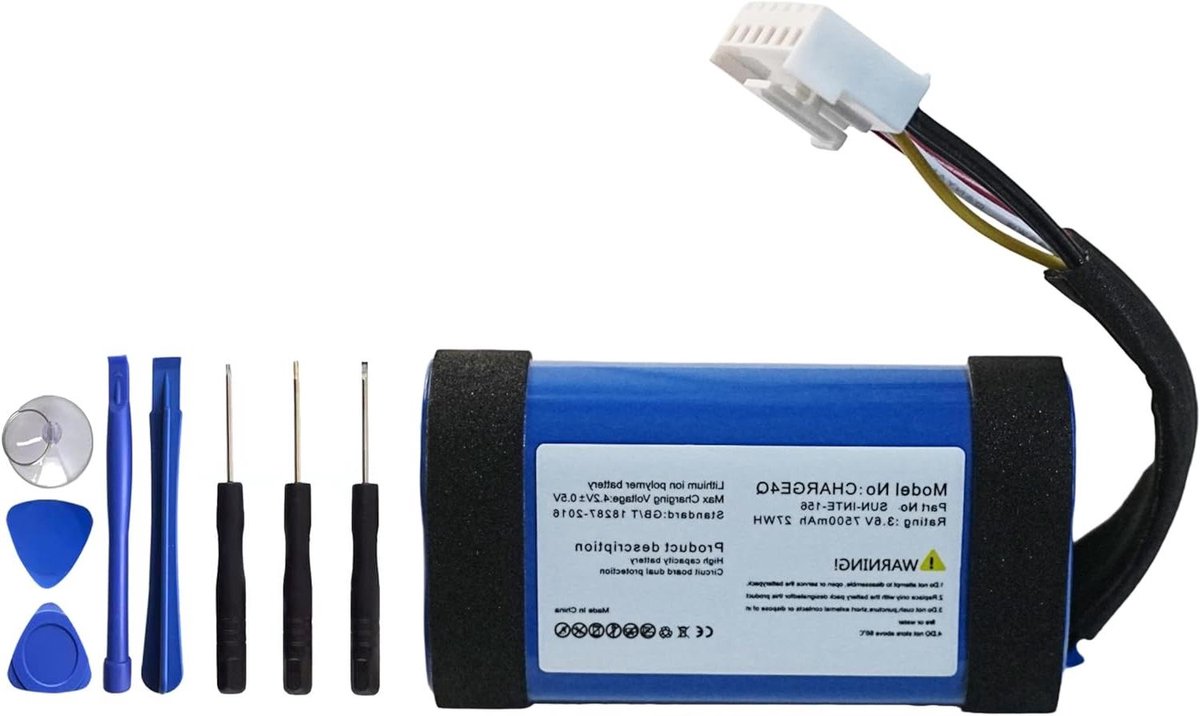 Oplaadbare Batterij - Energiebron - Apparaat Voeden - Klasse A Kwaliteit - 7500mAh - Zwart