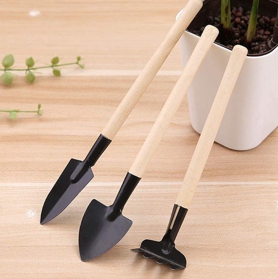 3 Stuks Kleine Tuinieren Handschep Tuintroffel Transplanter Lichtgewicht Comfortabel Ergonomisch Handvat Tuingereedschap van WUHUAROU — afbeelding 3