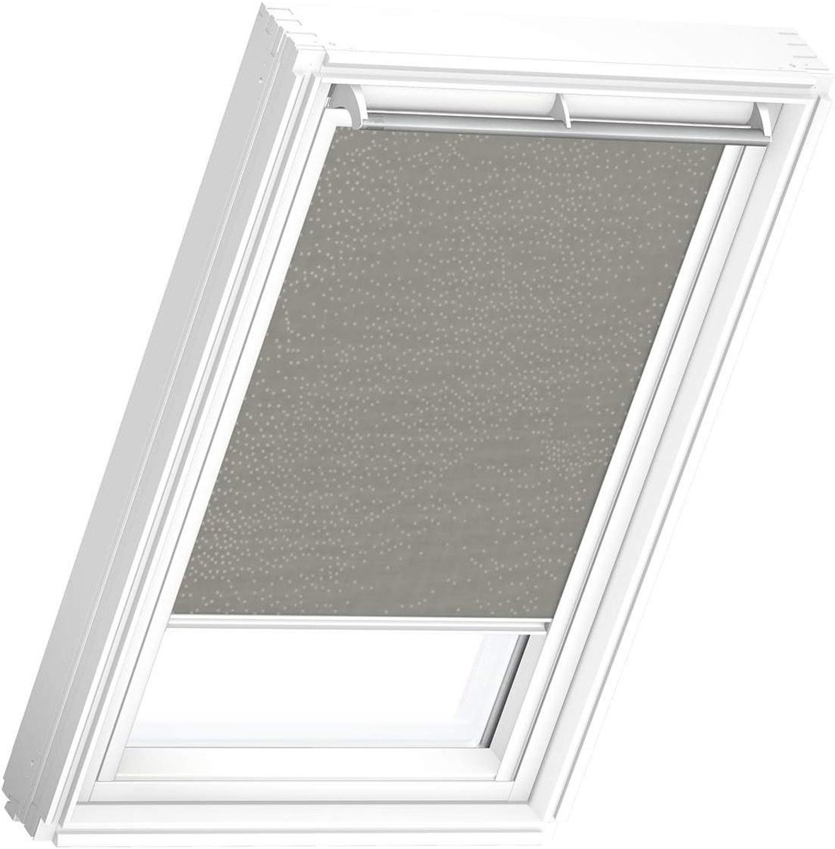 Dakraam Rolgordijn - Lichtdoorlatend Gordijn - Daglicht Regelen - Perfecte Pasvorm - B76 x H120 cm - Stoffig Groen