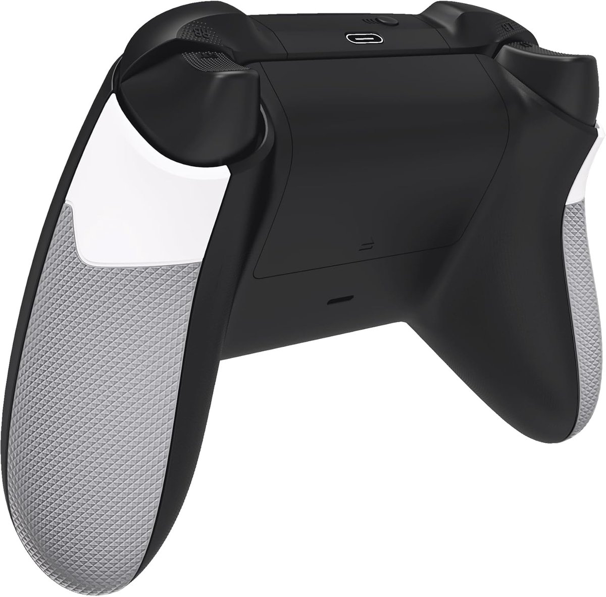 Controller Grip Covers - Handgrepen Shell - Gaming Comfort - 3D Diamant Textuur - 10 g - Wit