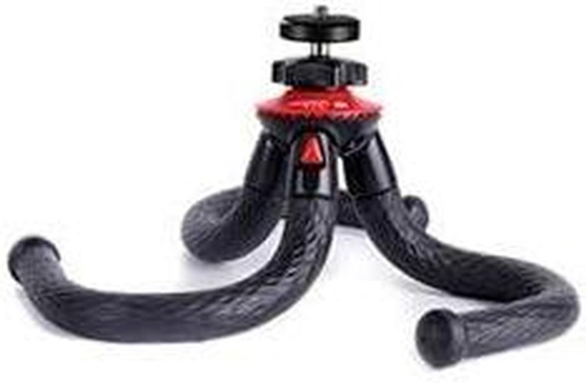 Mini Tripod - Flexibel Statief - Mobiele Fotografie - 360 Graden Kop - 285 cm - Zwart