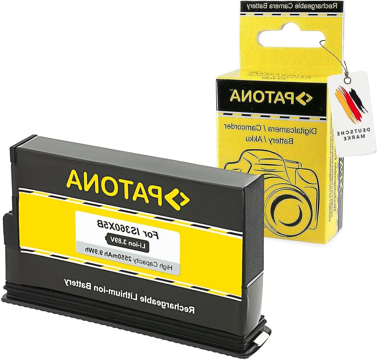 Camera Accu - Vervangende Batterij - 360 Graden Opnames - 100% Compatibel - 2550mAh - Zwart