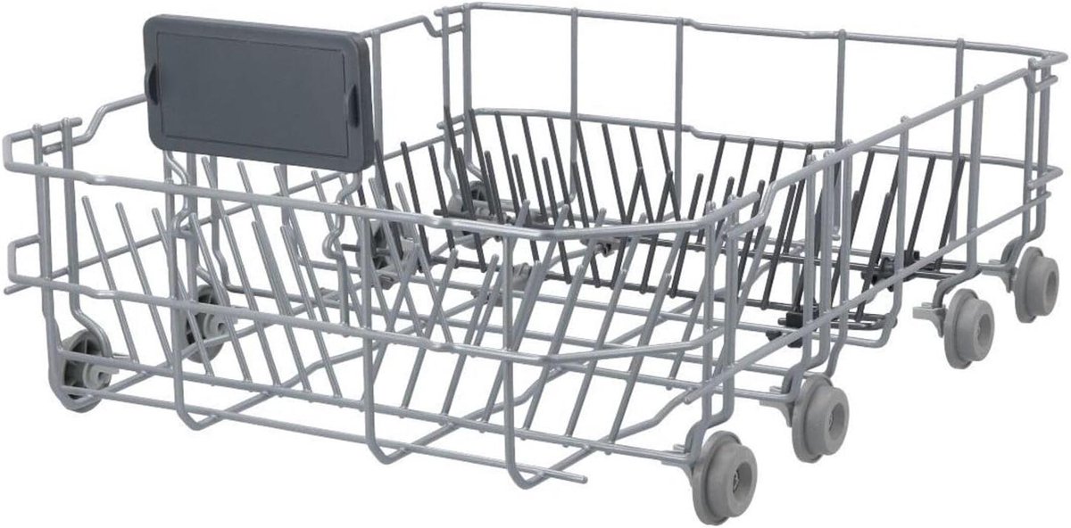 Vaatwasser Onderkorf - Onderste Serviesmand - Vaat Reinigen - Metaal met Grijs - 528 mm x 377 mm - Grijs