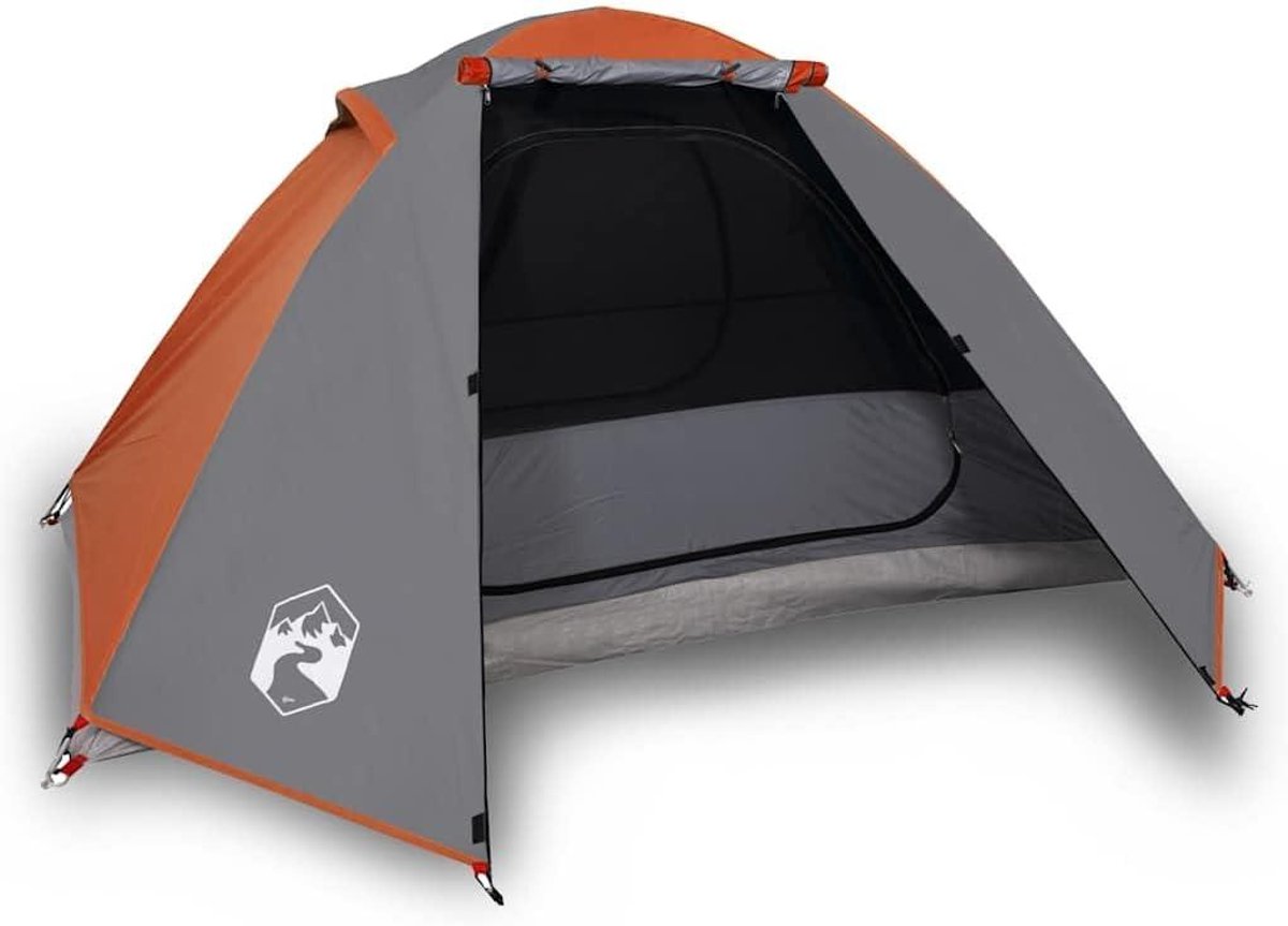 Koepeltent - Campingtent Kampeertent - Kamperen en Outdoor - Met E-aansluiting - 248 x 118 x 224 cm - Oranje