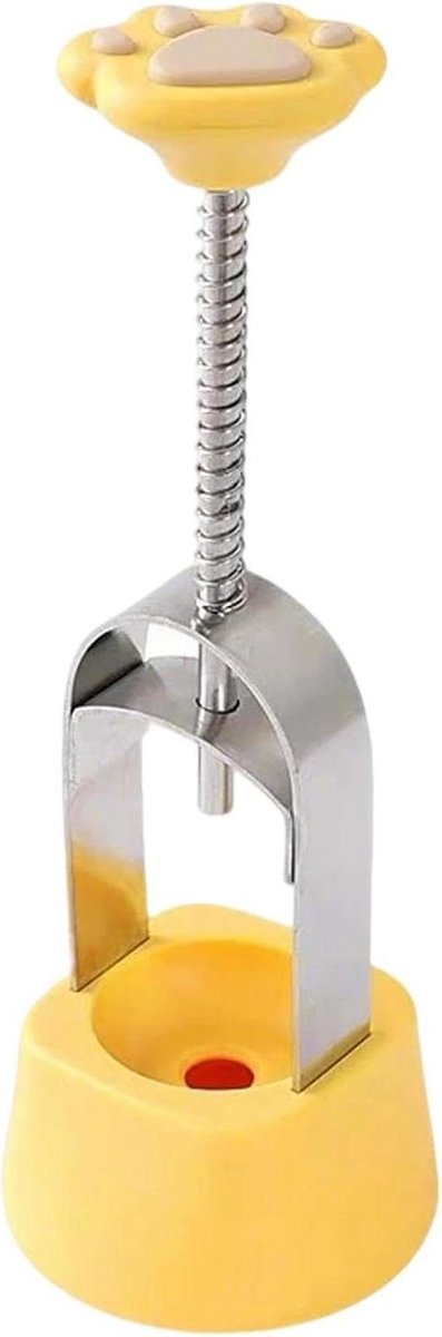 Kersen Ontpitter - Fruit Pitter Tool - Fruit Voorbereiden - Ergonomisch Ontwerp - 17 cm - Zilver