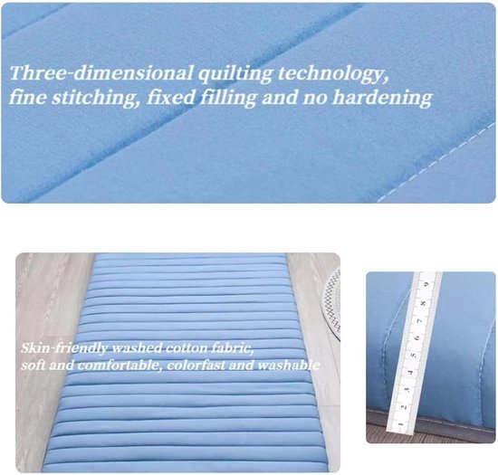 Japanse Vloermatras - Futon Matras Opvouwbaar - Comfortabel Slapen - 4cm Dik Katoen - Ki - Grijs — afbeelding 5