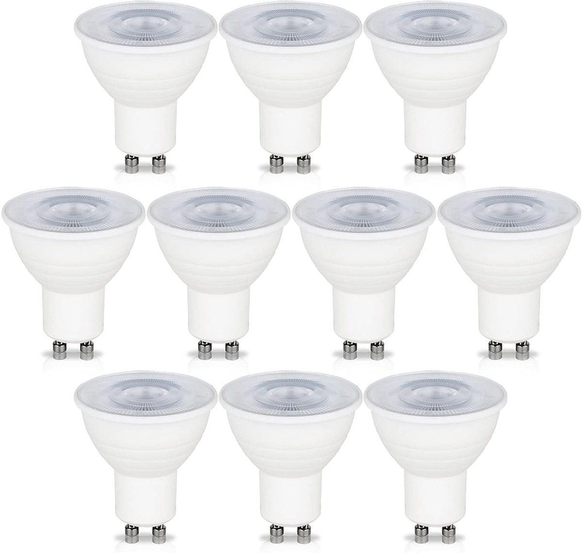 LED Lampen - Spots Dimbare - Woonverlichting - Energiebesparend - 10 Stuks - Warm Wit