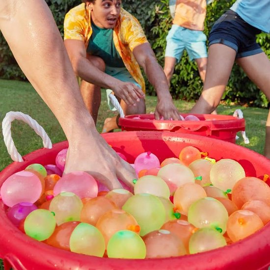 Waterballonnen - Waterbommen Snelvuller - Zomerse Spelletjes - Zelfsluitend - 500 stuks - Kleurrijk — afbeelding 5