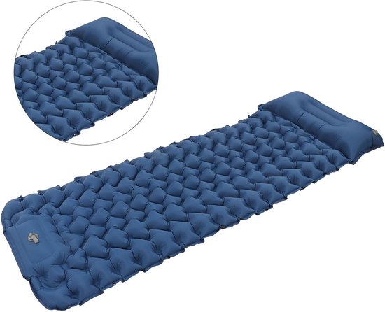 Opblaasbaar Slaapmatje - Kampeerslaapmat Outdoor Mat - Kamperen en Hiken - Ergonomisch Ontwerp - 32 x 17 x 10 cm — afbeelding 3