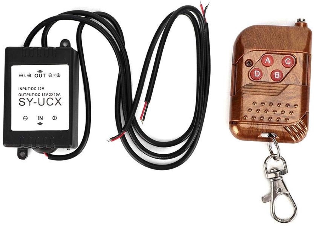 Dailygoody - Solidchoice - Dailygoody - Wireless Controller - Strobe Module - Universeel - LED Flash Controller - Voor Auto en Motorrad - 12V 1.5W - Geschikt voor Lkw