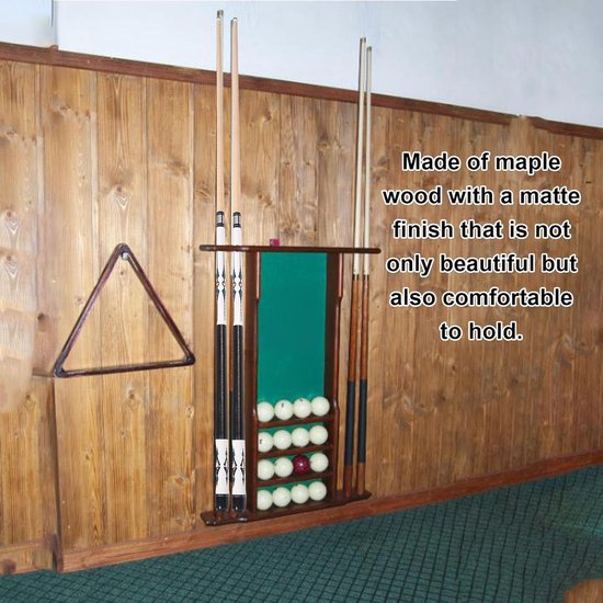 Poolkeu Esdoornhout - Biljartkeu Keu - Biljart Spelen - 13mm Precisiepunt - 147 cm - Natuurlijk Hout — afbeelding 2