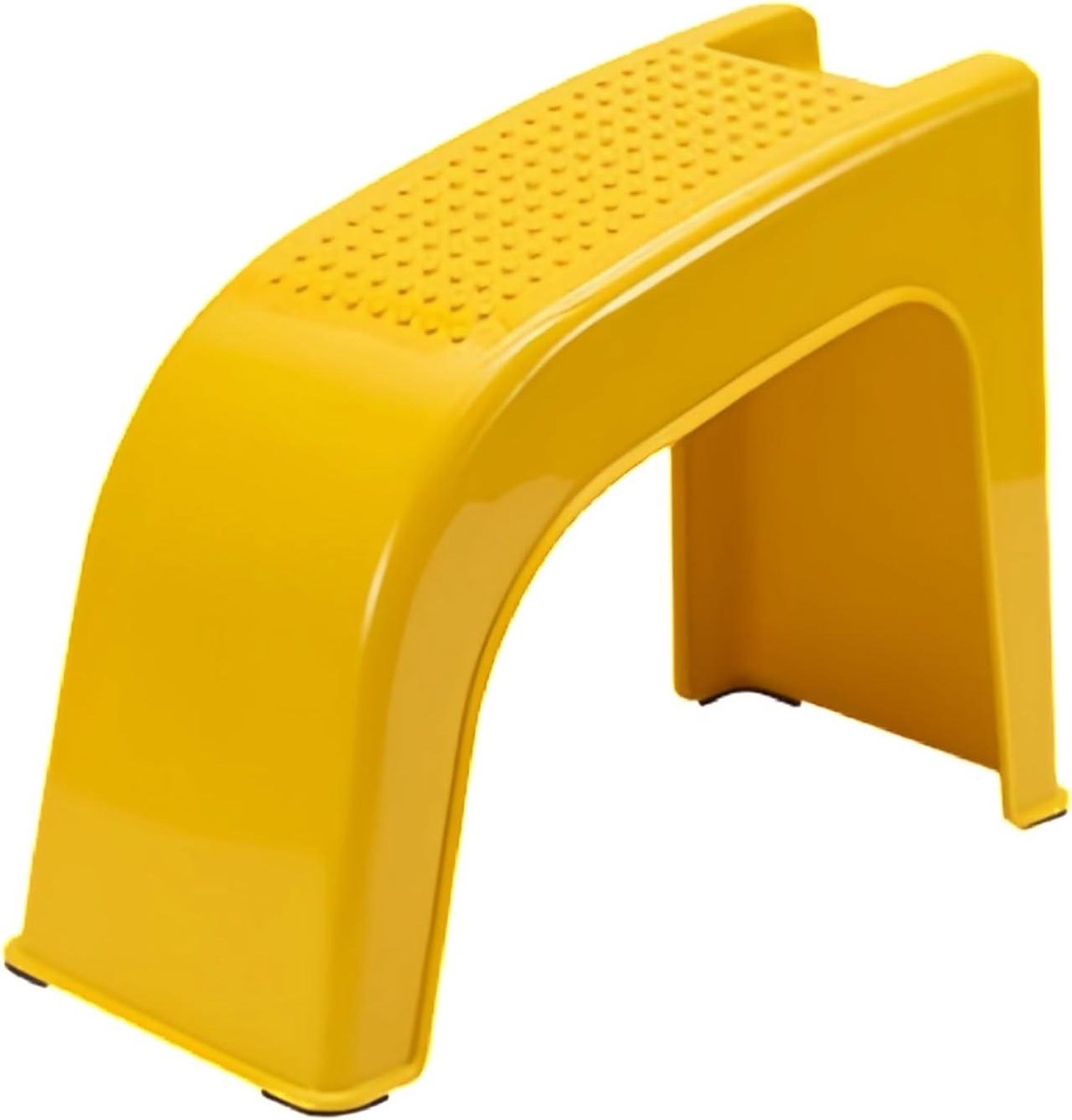 Pedicure Kruk - Voetensteun Manicure - Voetverzorging Thuis - Met Gereedschapsvakken - 375 x 28 x 165 cm - Geel
