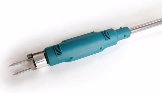 Elektrische Onkruidverwijderaar - Onkruidsteker Tuin - Staand Wieden - Drie Stalen Klauwen - 2x 3.0Ah Batterijen - Zwart — afbeelding 5