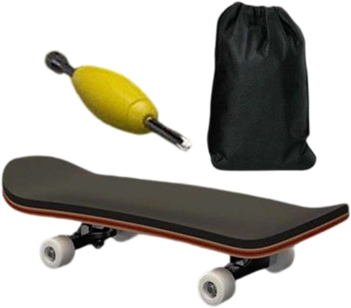 Mini Skateboard Vingerboard Speelgoed Motorische Vaardigheden Trainen Robuuste Houten Constructie 9.9 cm Lengte