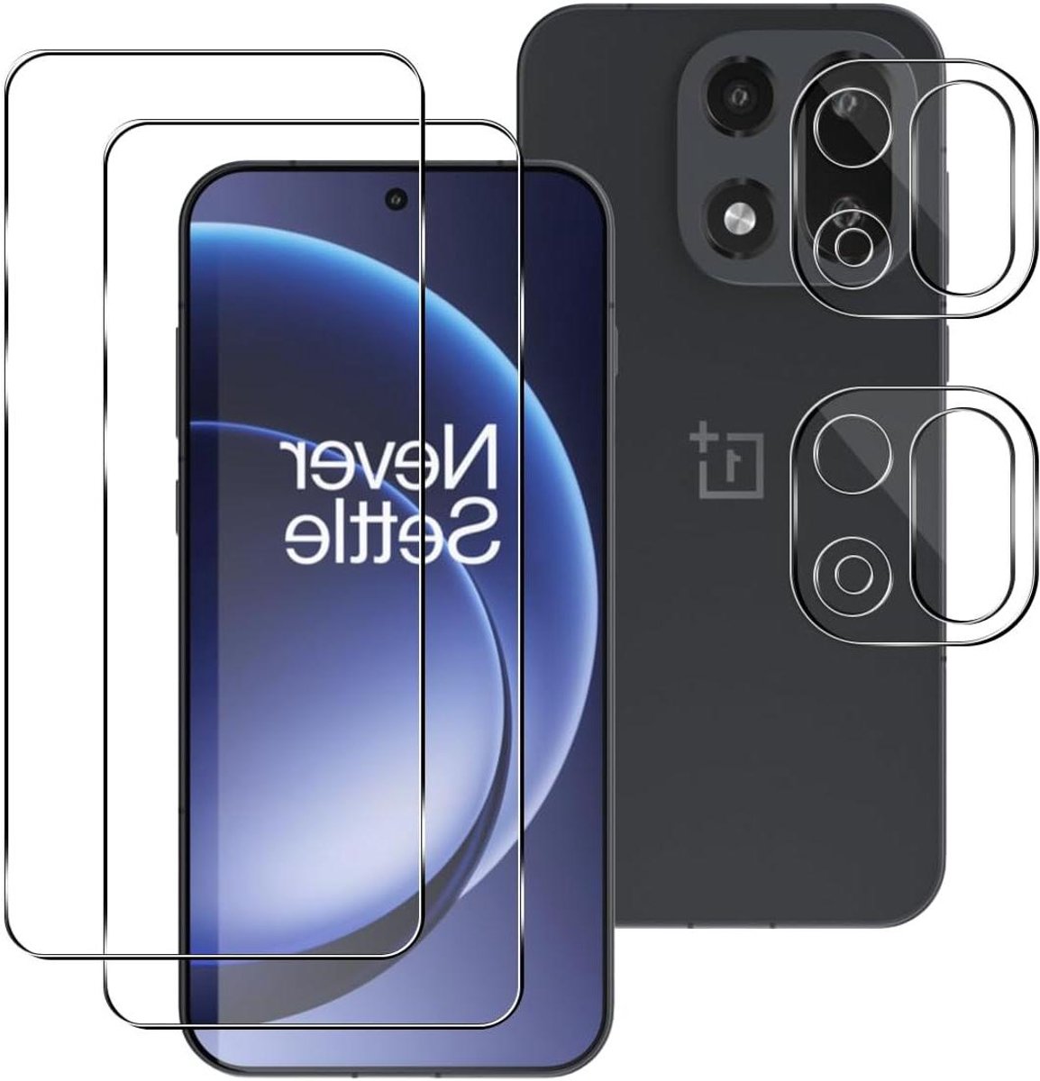 Screenprotectors - Pantserglas folie - Scherm beschermen - 9H hardheid - 4 stuks - Transparant