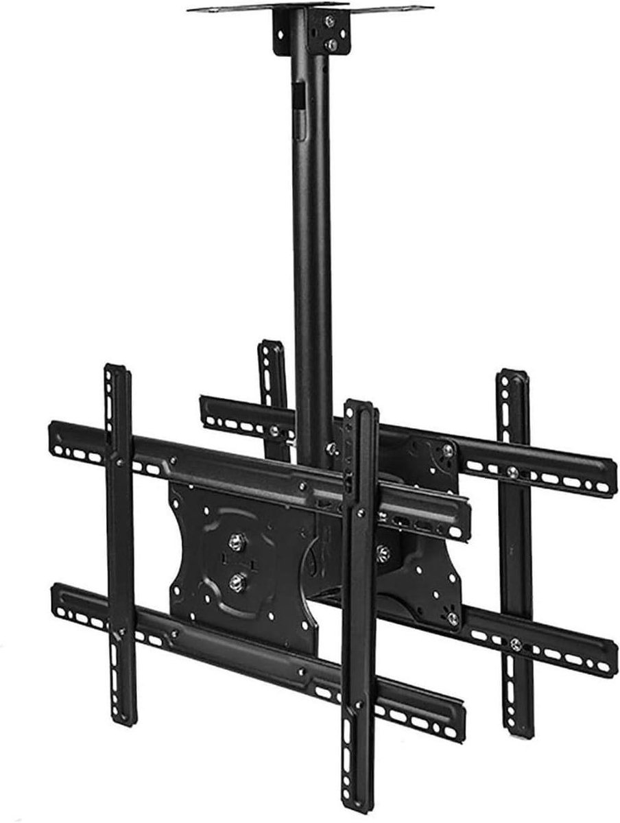 TV Muurbeugel - Plafondsteun - Ruimte Besparen - Verstelbare Hoek - 32-75 Inch - Zwart