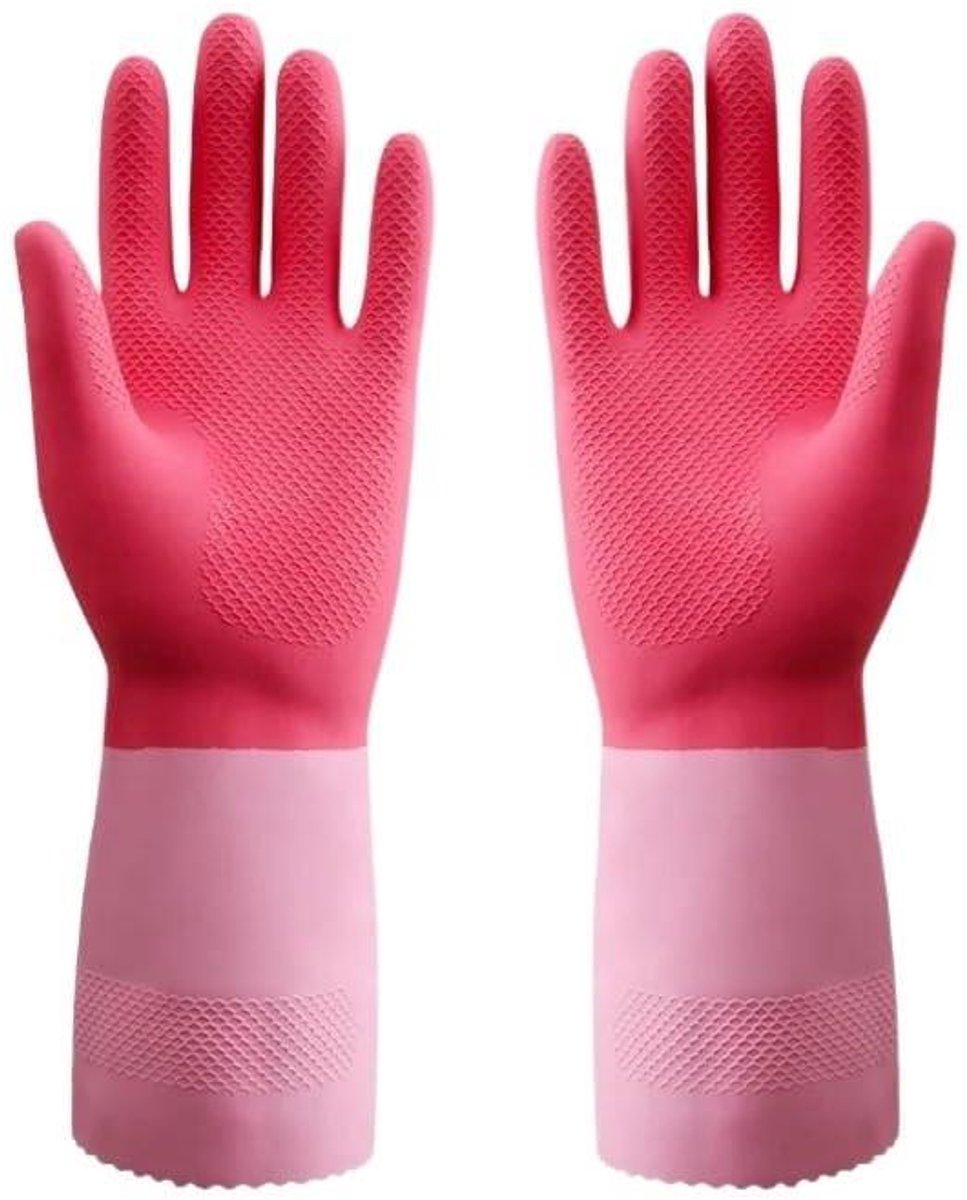 Afwas Handschoenen - Huishoudelijke Hulp - Waterdicht Werken - Betrouwbare Grip - Maat L - Groen
