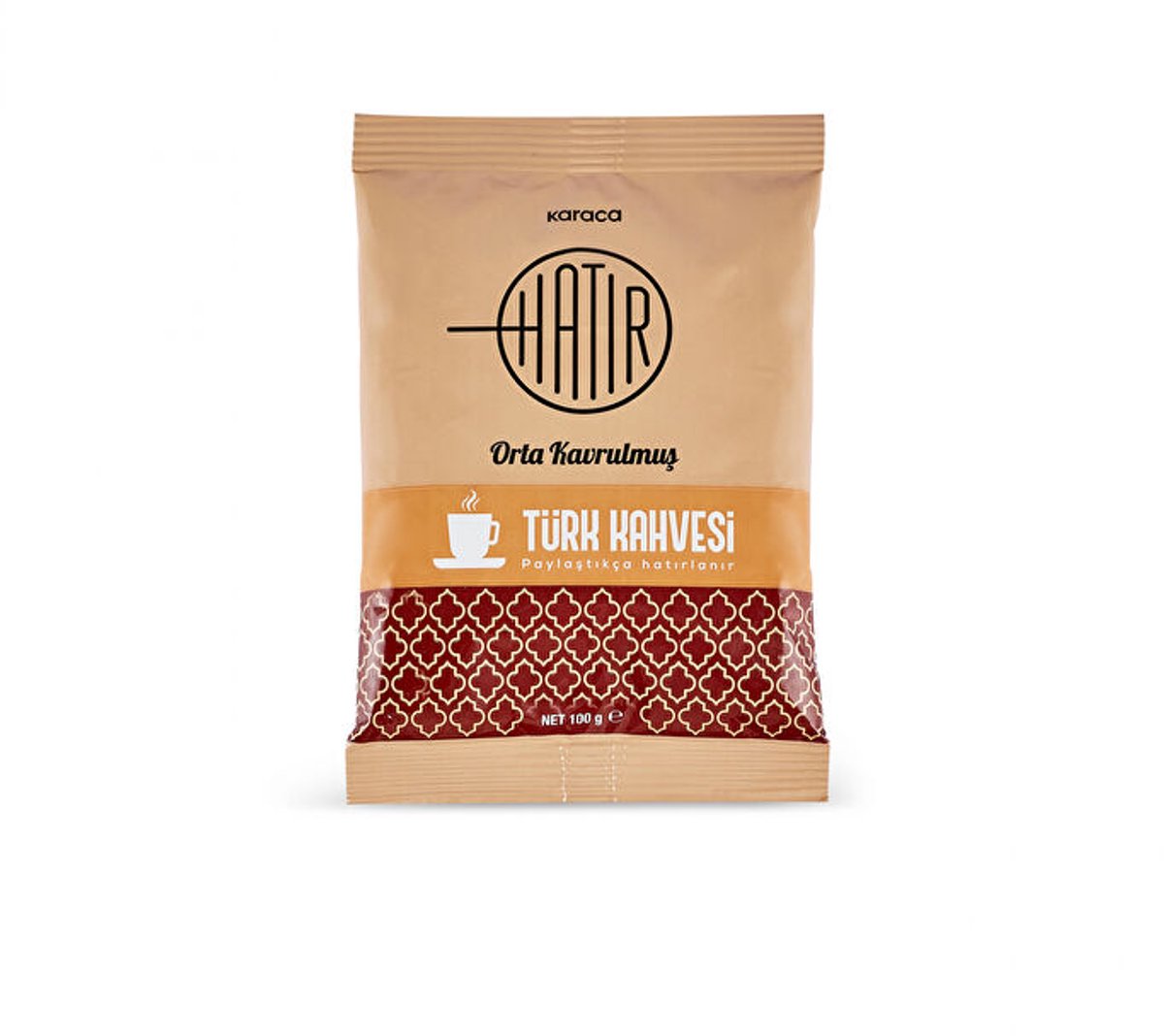 Karaca Hatır - Turkse Koffie – Medium Gebrand – 100% Arabica – 100 gr