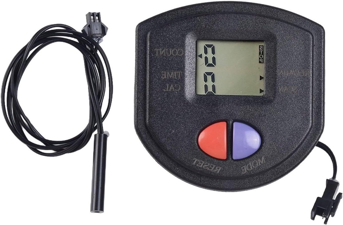 Fitness Stappenteller - Calorie Teller - Training Bijhouden - LCD Display - 82x82x20mm - Zwart