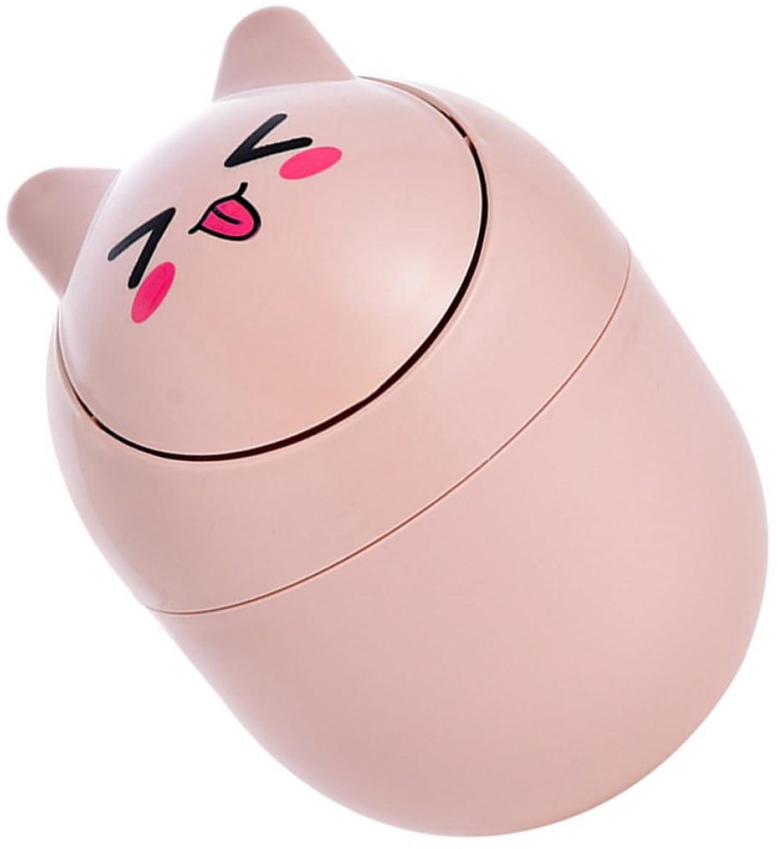Kleine Prullenbak - Opbergdoos - Bureau Organiseren - Opklapbaar Ontwerp - 18 cm - Roze