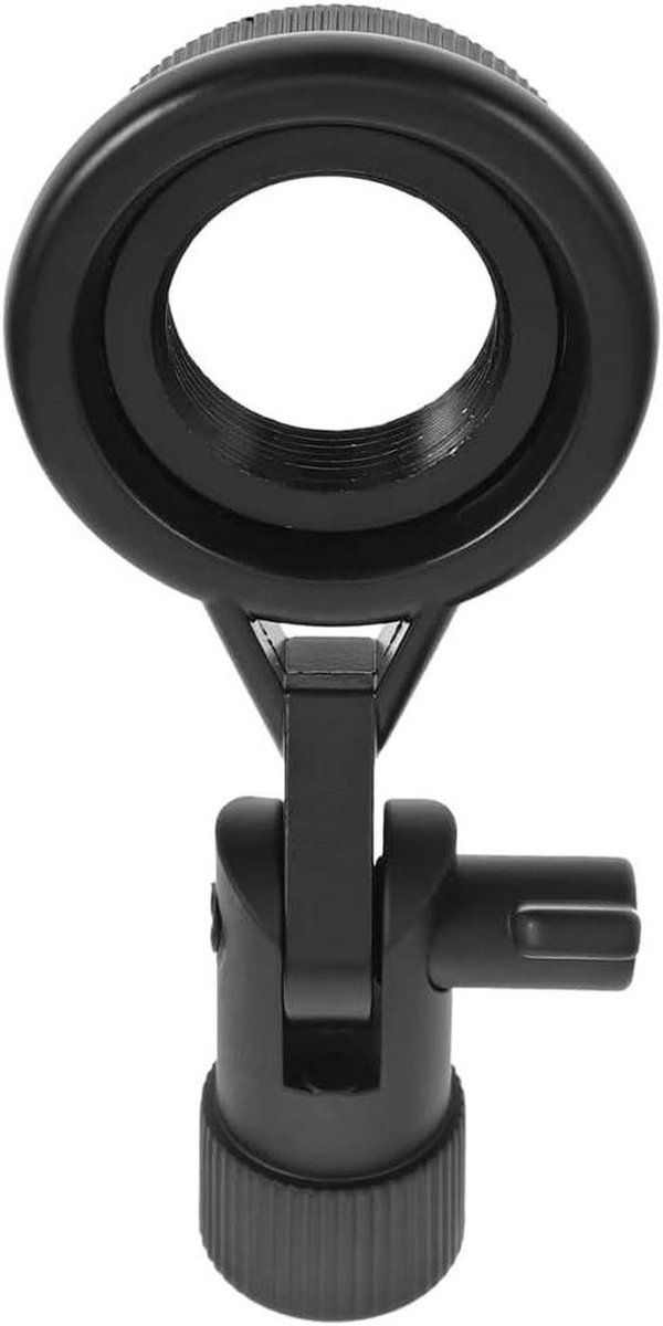Microfoon Clip - Standaard Accessoires - Opnames Maken - Flexibele Hoek - 22 mm - Zwart