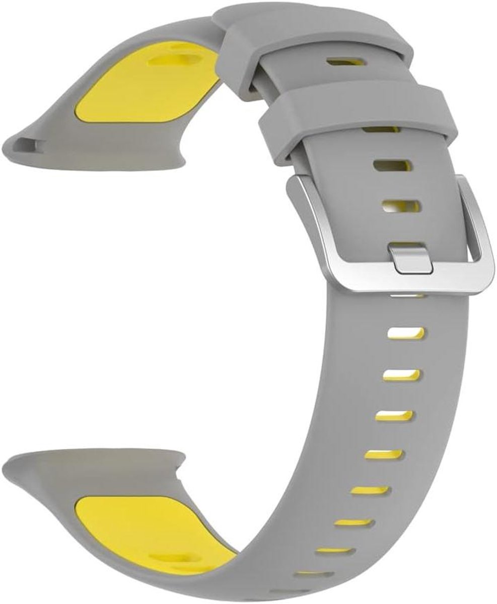 Horlogeband - Smartwatch band - Dagelijks gebruik - Zachte siliconen - Verstelbaar - Zwart