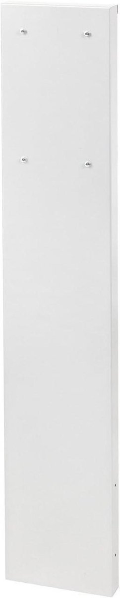 Brievenbus standaard - Brievenbus zuil - Buitenpost - Gepoedercoat staal - 110x20 cm - Verkeerswit